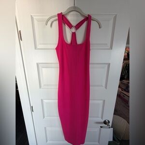 Scrunchy Knit MIDI  Dress